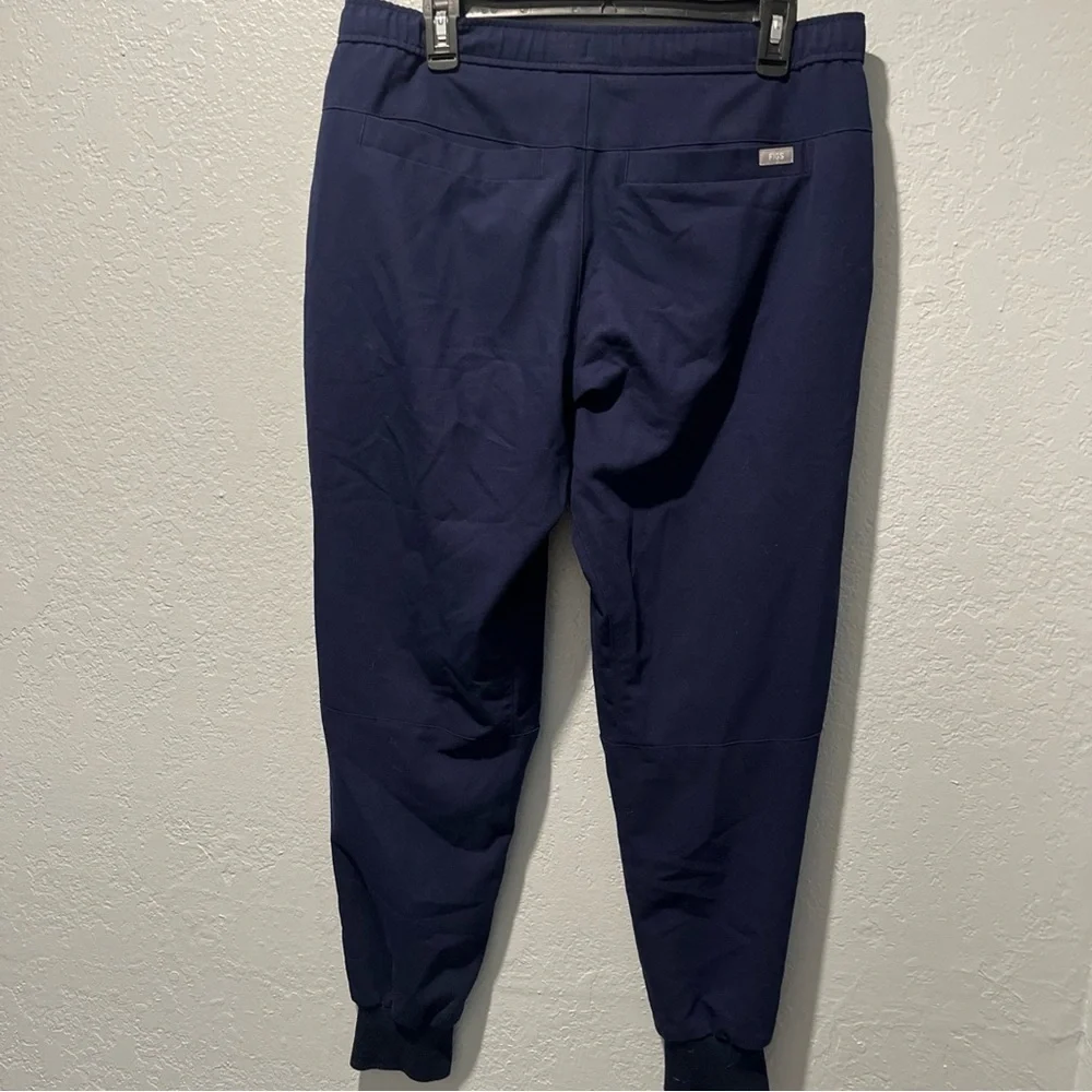 Figs Blue Jogger Sweatpants Tapered Design